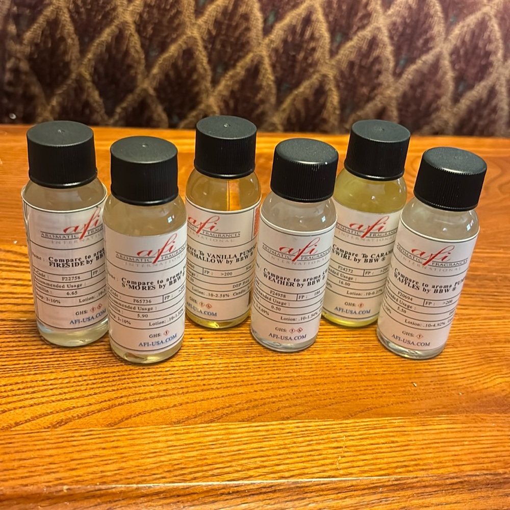12 1-oz bottles Aromatic Fragrance Oils for candles, soaps, lotions New Sealed - Picture 4 of 13